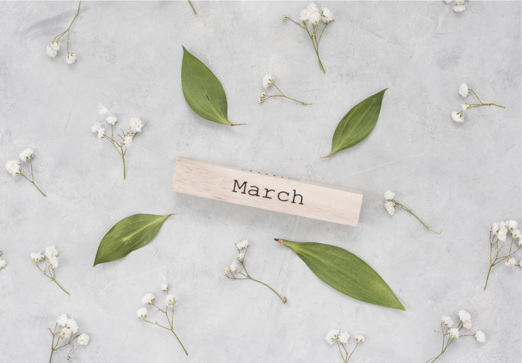 March Calendar of Activities!